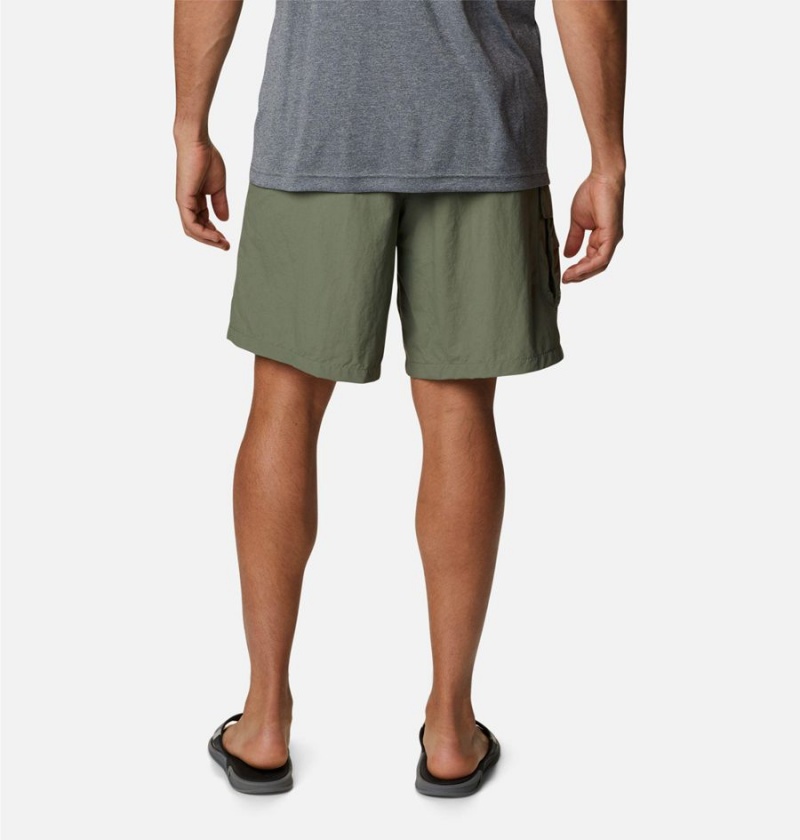 Green Men's Columbia PFG Bahama Shorts | 9725-JXWVU