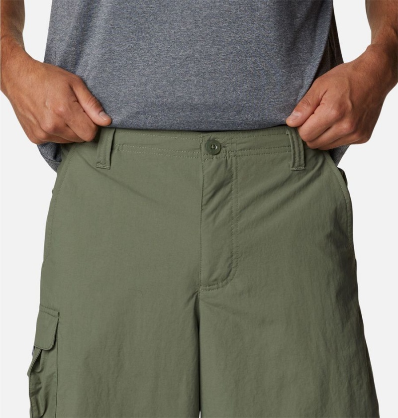 Green Men's Columbia PFG Bahama Shorts | 9725-JXWVU