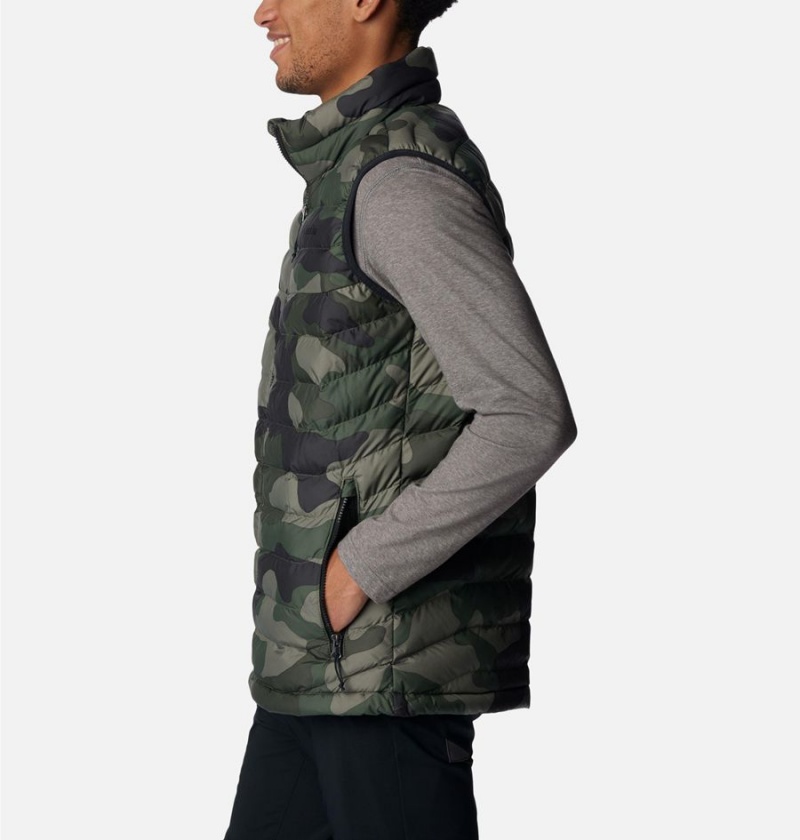 Green Men's Columbia Powder Lite Vest | 4263-KGNVB