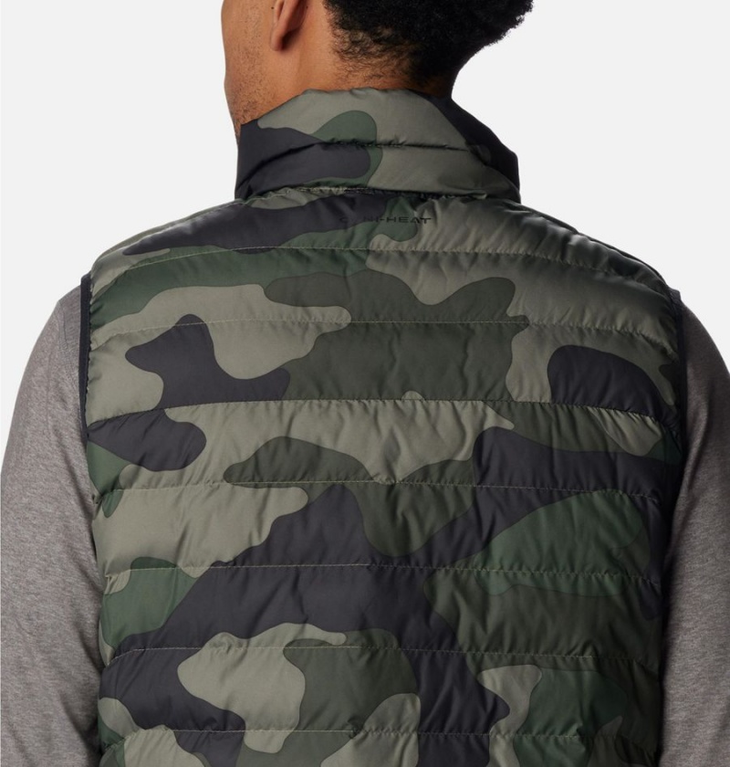 Green Men's Columbia Powder Lite Vest | 4263-KGNVB