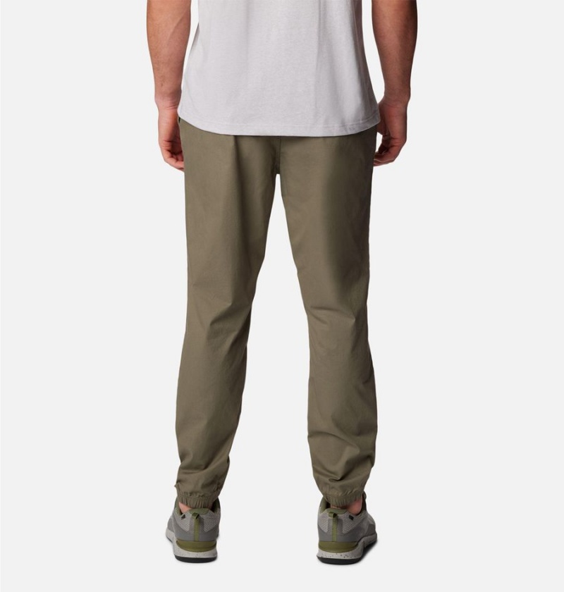 Green Men's Columbia Rapid Rivers Joggers Pants | 0617-QKLSF