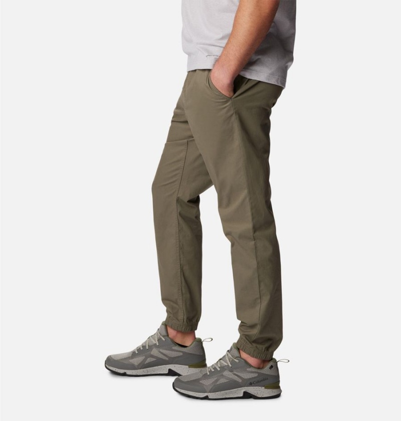 Green Men's Columbia Rapid Rivers Joggers Pants | 0617-QKLSF