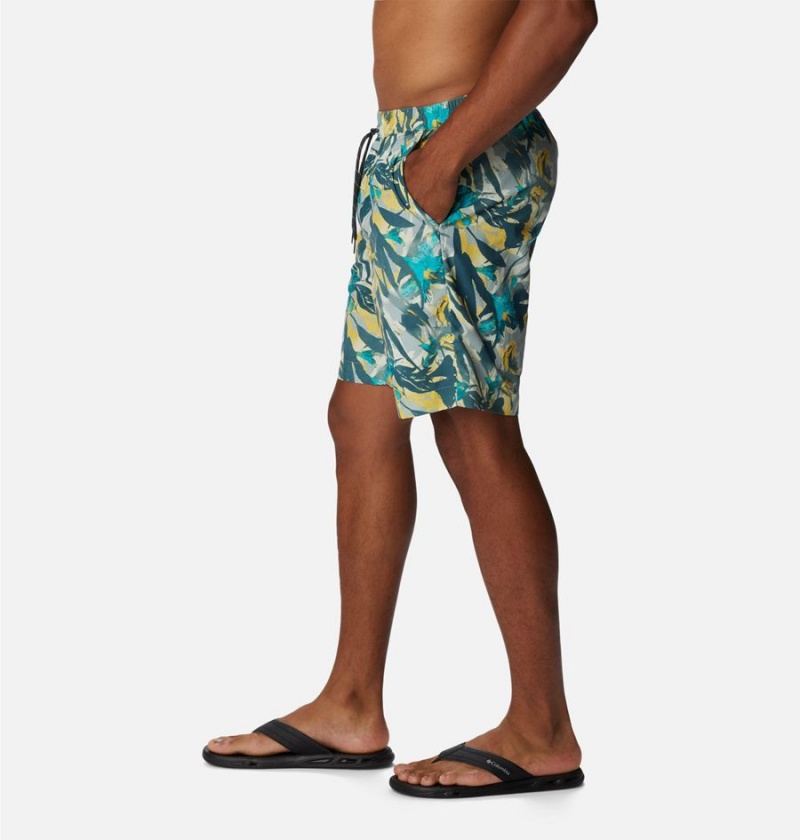 Green Men's Columbia Summerdry Shorts | 9168-SNAQZ