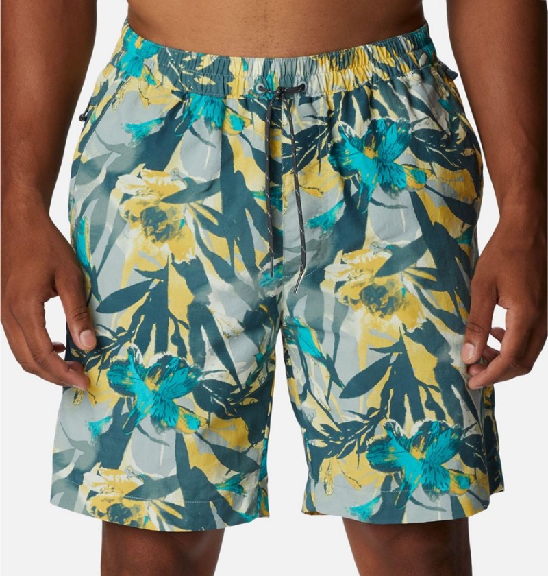 Green Men's Columbia Summerdry Shorts | 9168-SNAQZ