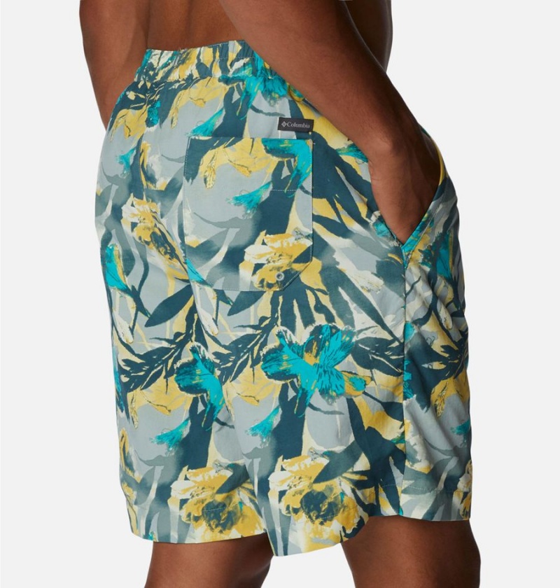 Green Men's Columbia Summerdry Shorts | 9168-SNAQZ