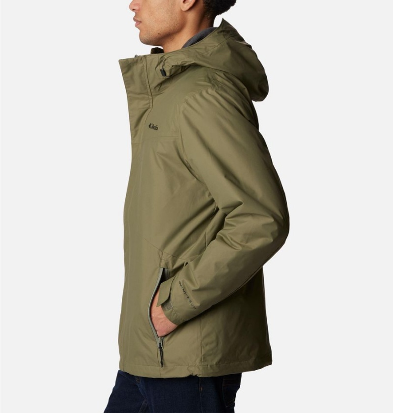 Green Men's Columbia Tunnel Falls Interchange 3 In 1 Jackets | 9467-DPSKC