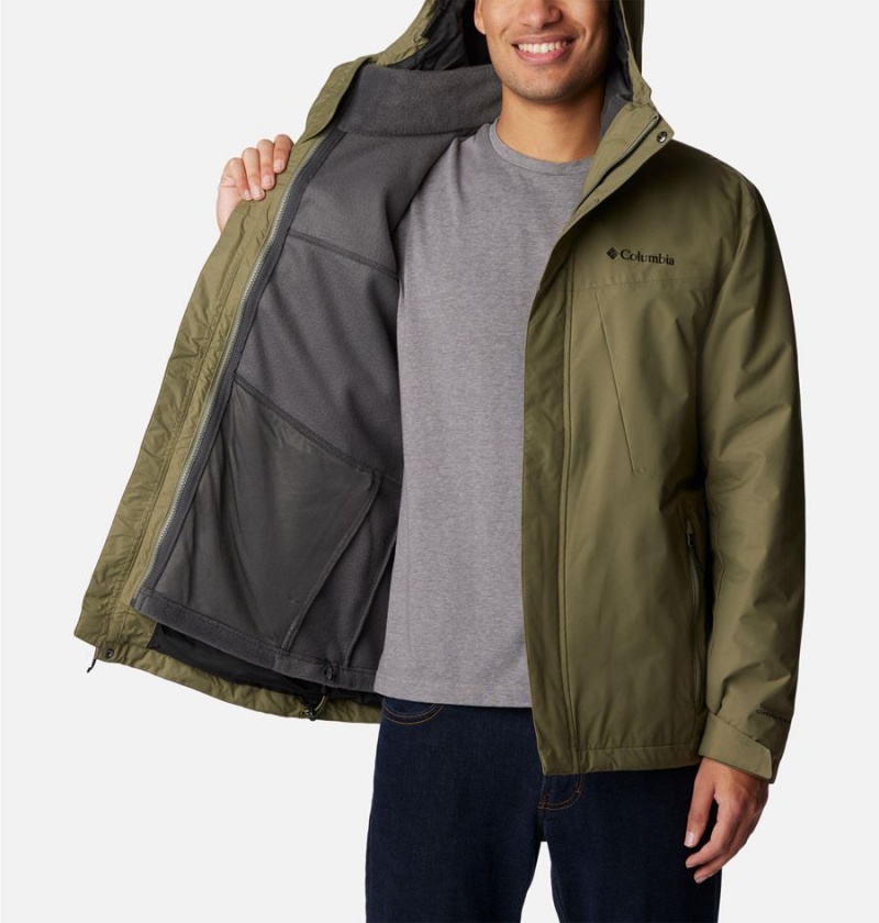 Green Men's Columbia Tunnel Falls Interchange 3 In 1 Jackets | 9467-DPSKC