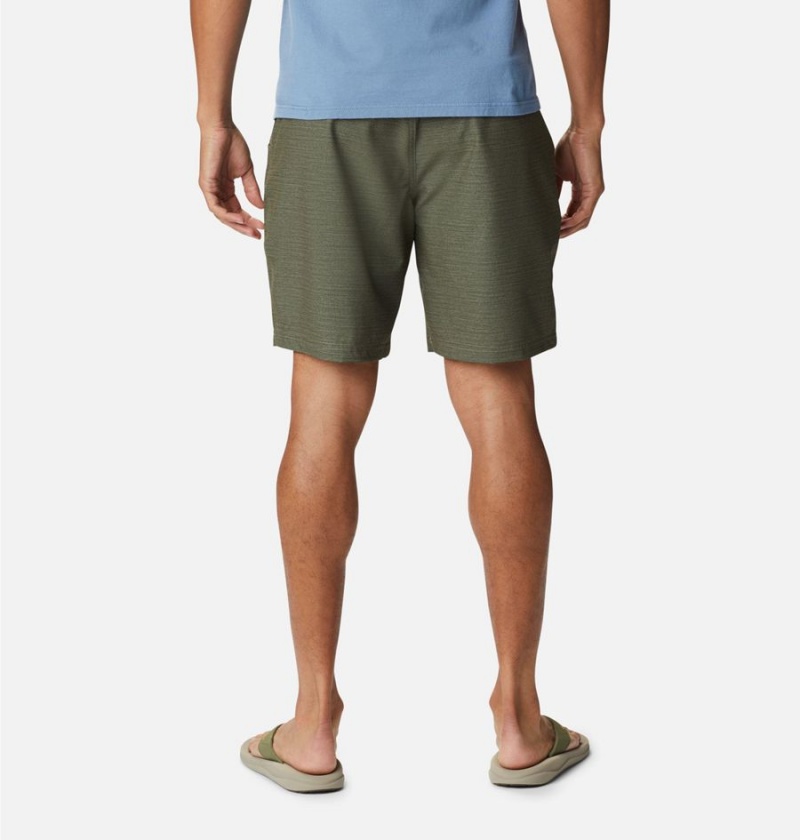 Green Men's Columbia Twisted Creek Shorts | 9537-PYLMR