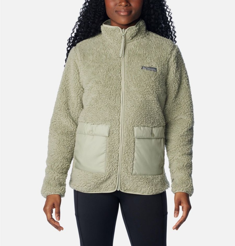 Green Women's Columbia Drop Ridge Interchange 3 In 1 Jackets | 4809-RUONT