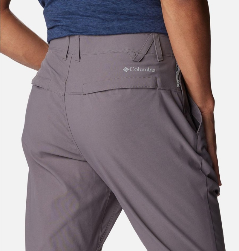 Grey Men's Columbia Black Mesa Woven Pants | 9687-JFZUI