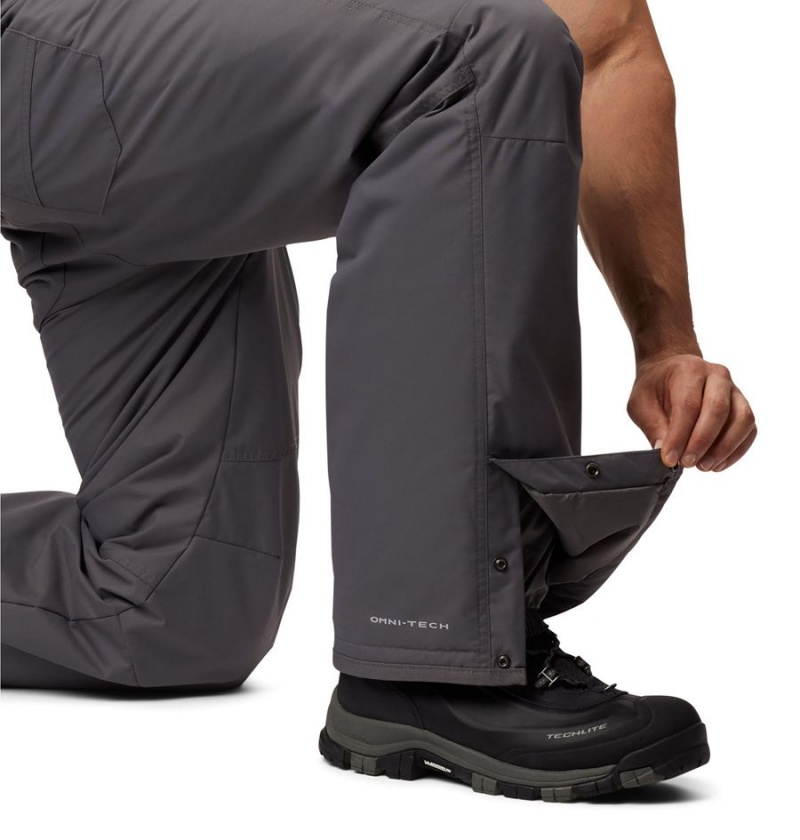 Grey Men's Columbia Bugaboo IV Insulated Ski Pants | 9572-QGDZK