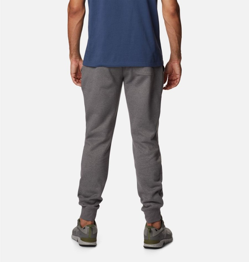 Grey Men's Columbia CSC Logo Fleece Jogger II Pants | 5261-XAPWL