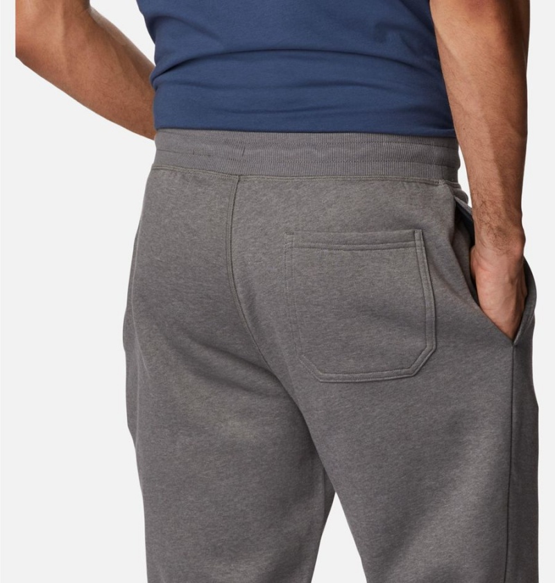 Grey Men's Columbia CSC Logo Fleece Jogger II Pants | 5261-XAPWL