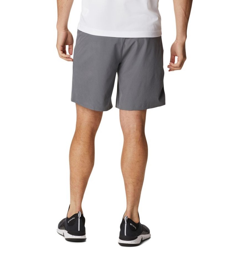 Grey Men's Columbia Hike Shorts | 7806-EAQSL