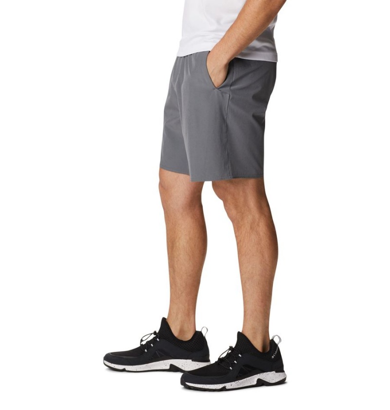 Grey Men's Columbia Hike Shorts | 7806-EAQSL