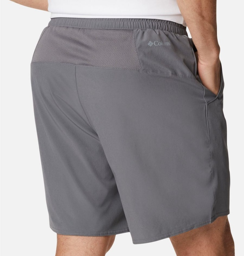 Grey Men's Columbia Hike Shorts | 7806-EAQSL