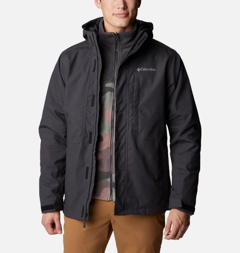 Grey Men's Columbia Loma Vista Interchange 3 In 1 Jackets | 5891-CDEIO