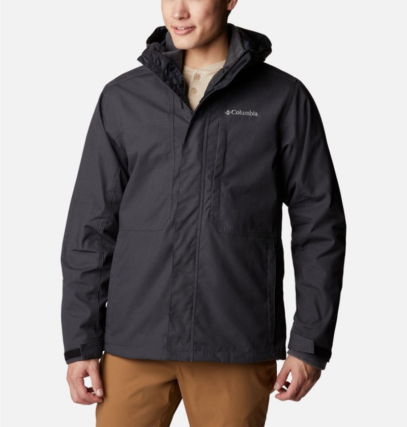 Grey Men\'s Columbia Loma Vista Interchange 3 In 1 Jackets | 5891-CDEIO