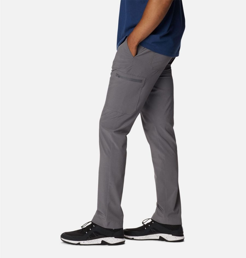 Grey Men's Columbia Narrows Pointe Pants | 2596-ELFBY