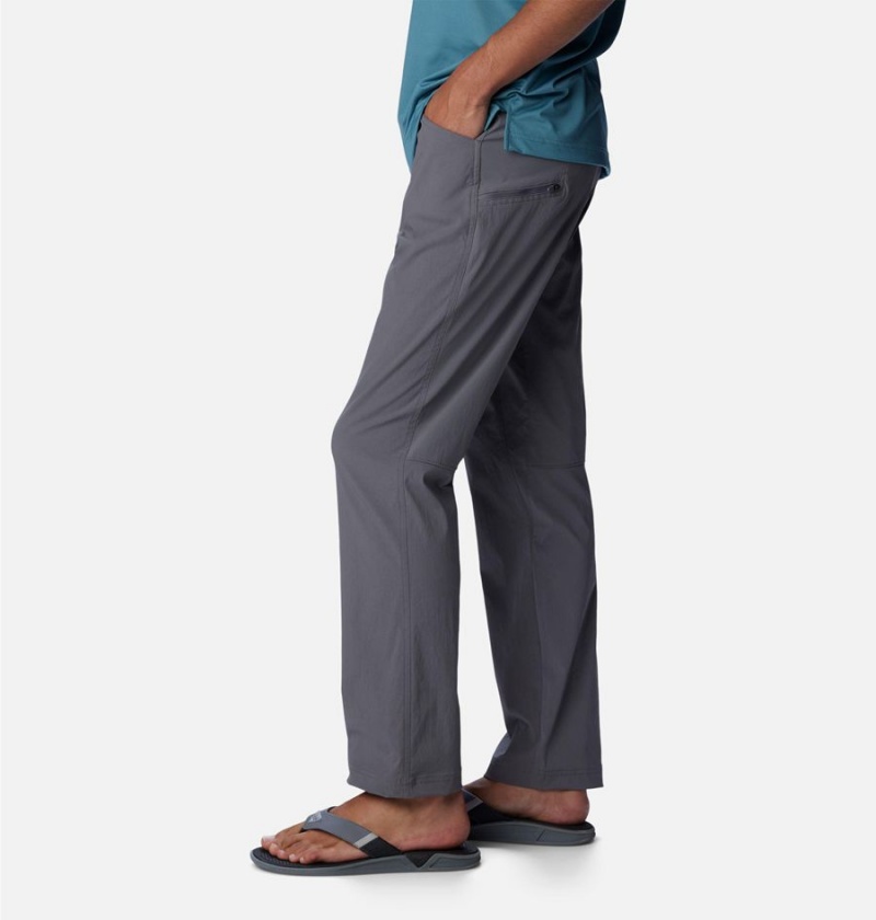 Grey Men's Columbia PFG Blood 'N Guts Stretch Pants | 4397-OSLZR