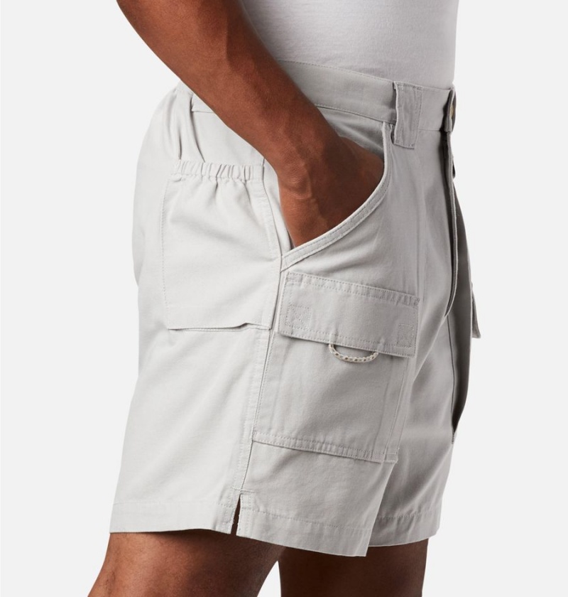 Grey Men's Columbia PFG Brewha II Shorts | 8764-YTNQH