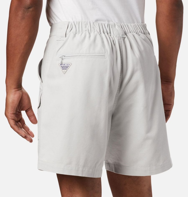 Grey Men's Columbia PFG Brewha II Shorts | 8764-YTNQH