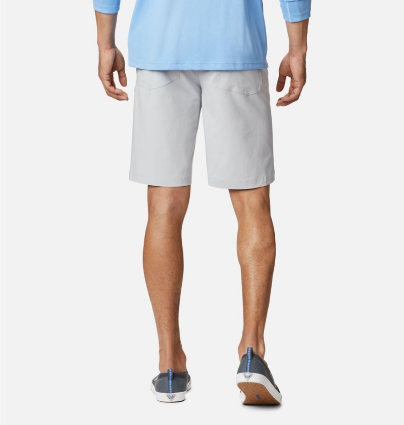 Grey Men's Columbia PFG Slack Tide Shorts | 8091-BLXAT