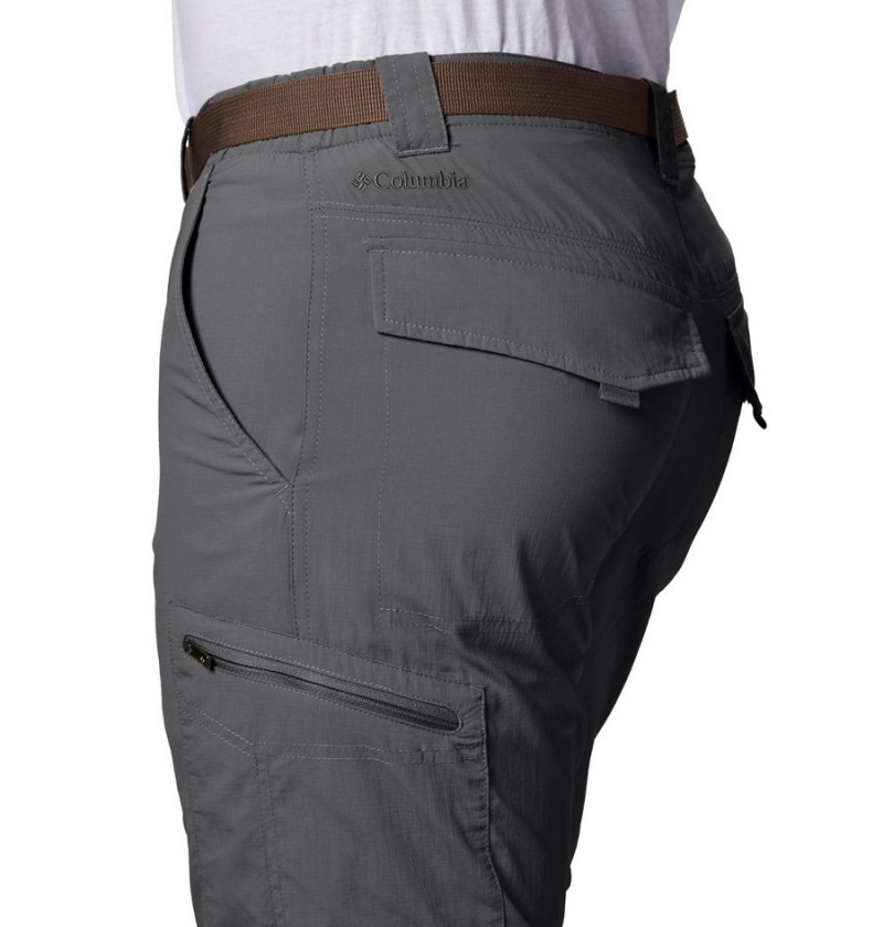 Grey Men's Columbia Silver Ridge Convertible Pants | 4087-FBZDM