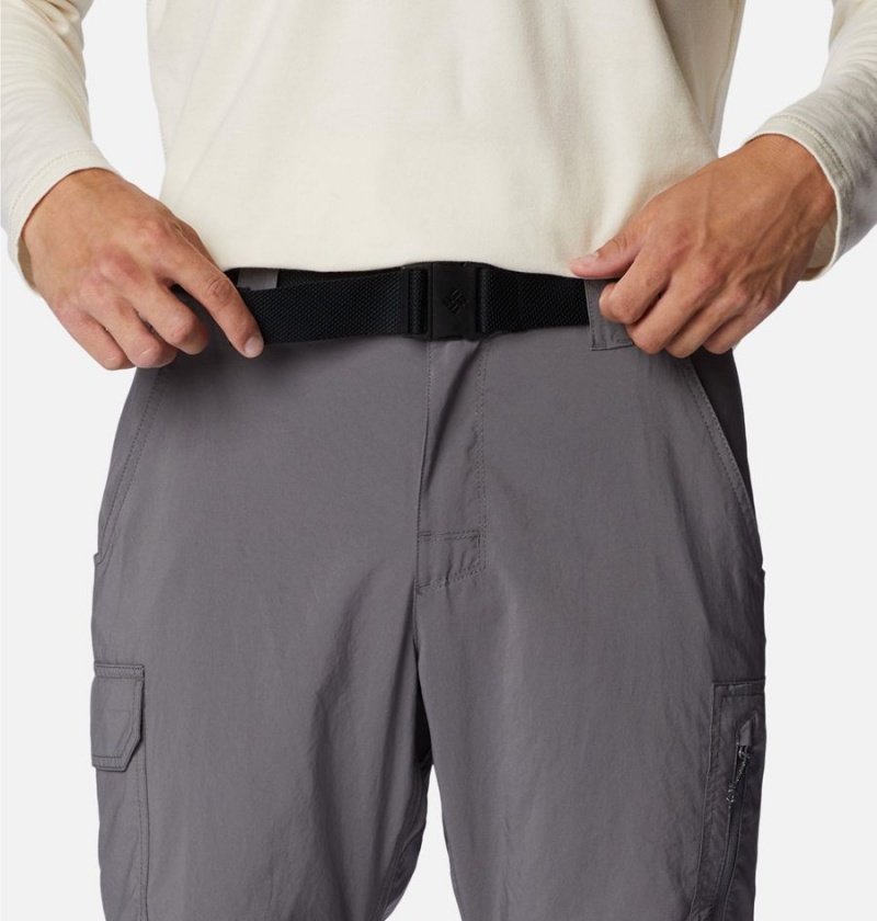 Grey Men's Columbia Silver Ridge Utility Convertible Pants | 1760-GRUZT