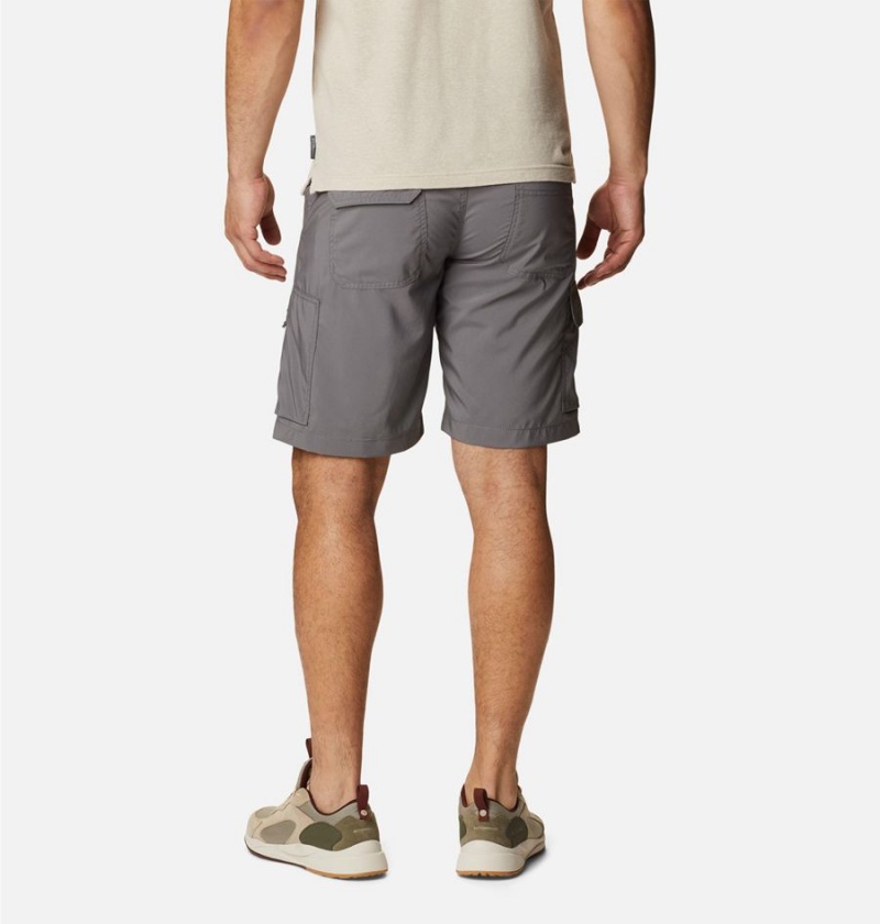 Grey Men's Columbia Silver Ridge Utility Cargo Shorts | 3627-NBUQF