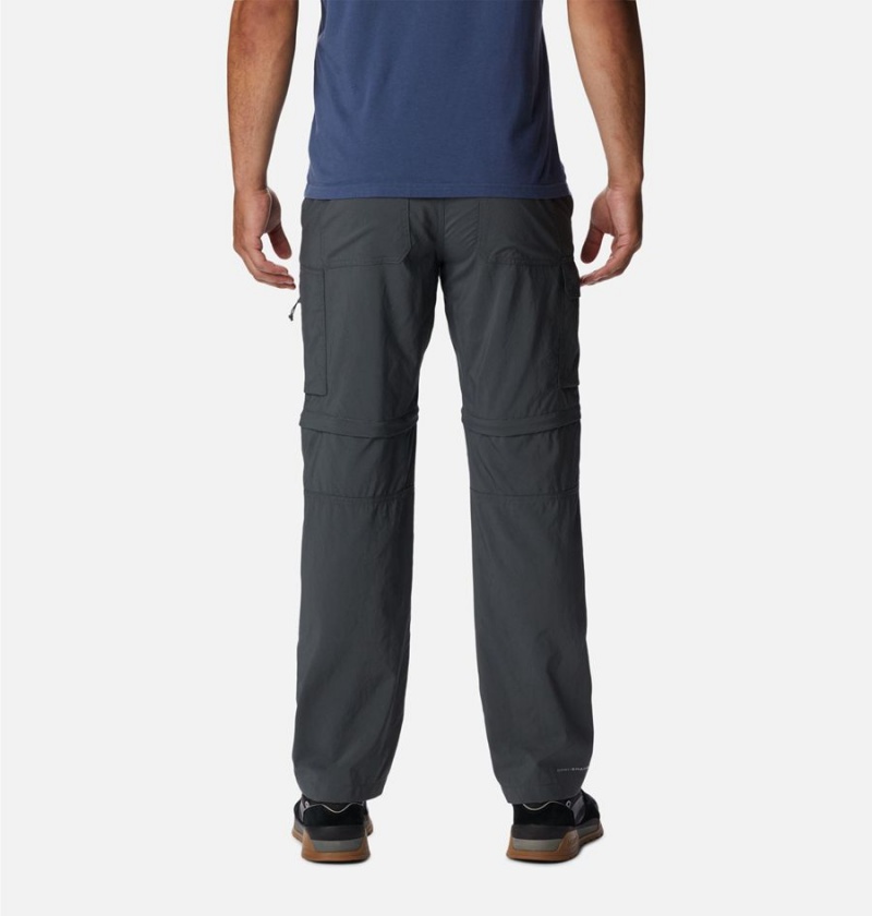 Grey Men's Columbia Silver Ridge Utility Convertible Pants | 5816-EHVMZ