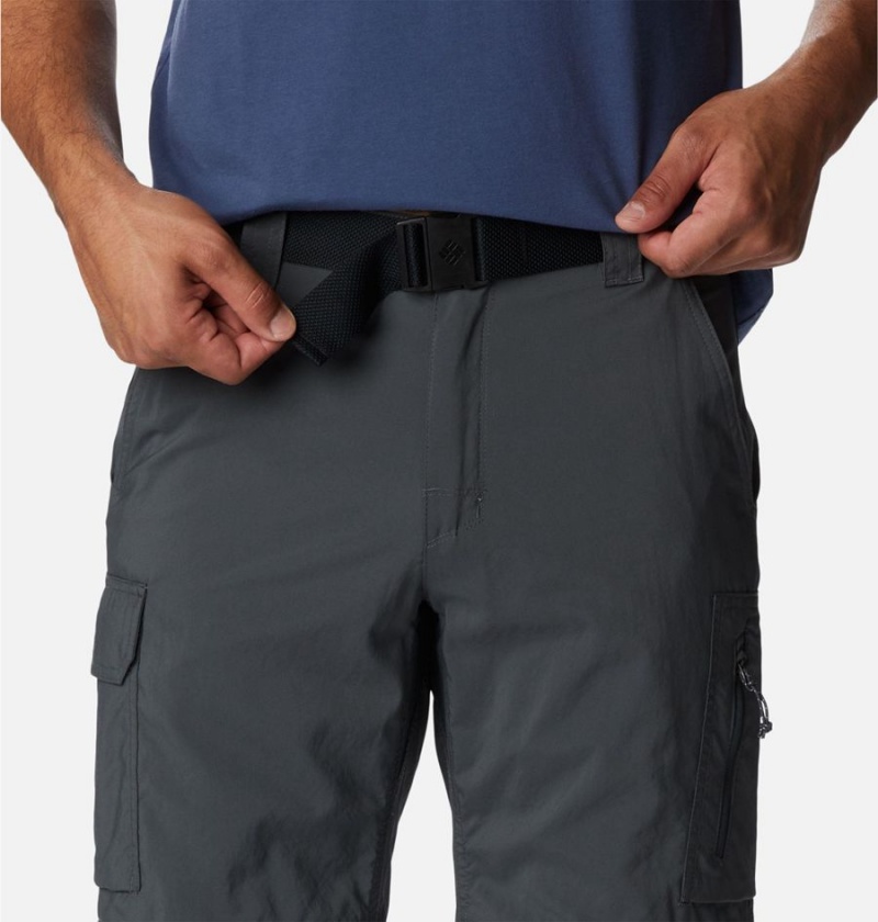 Grey Men's Columbia Silver Ridge Utility Convertible Pants | 5816-EHVMZ