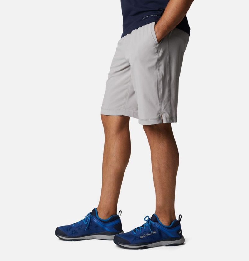 Grey Men's Columbia Stealth Camp Active Shorts | 6125-GIHVL