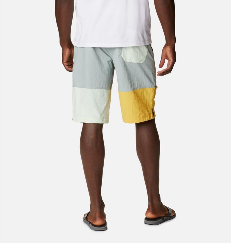 Grey Men's Columbia Summerdry Belted Shorts | 4197-FMYDB