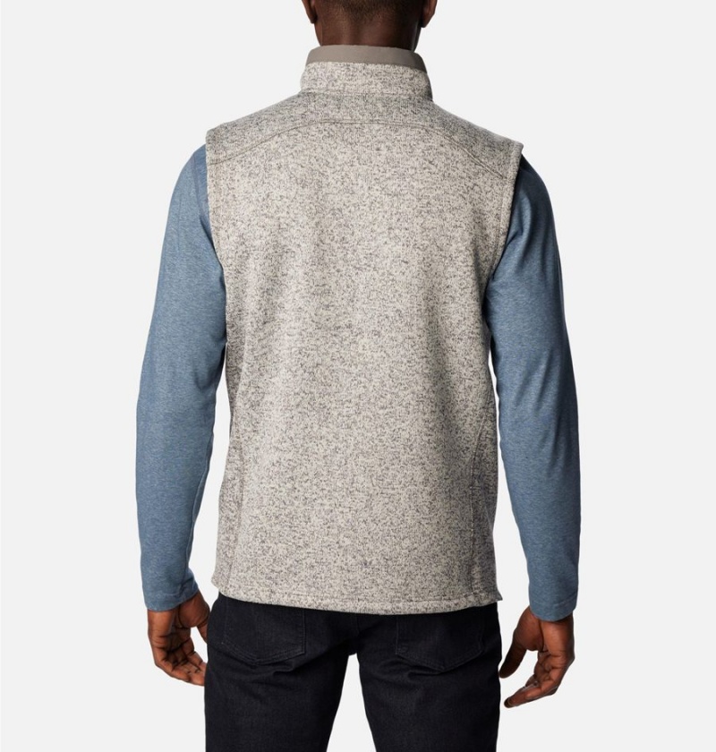 Grey Men's Columbia Sweater Weather Vest | 1407-VHILO