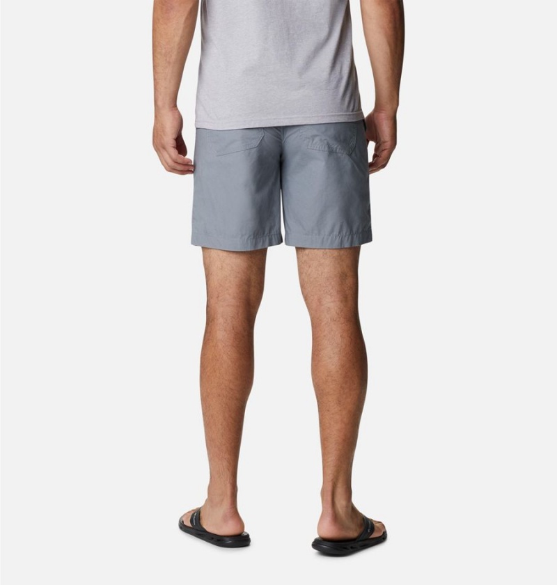 Grey Men's Columbia Washed Out Cargo Shorts | 0128-AMZKB