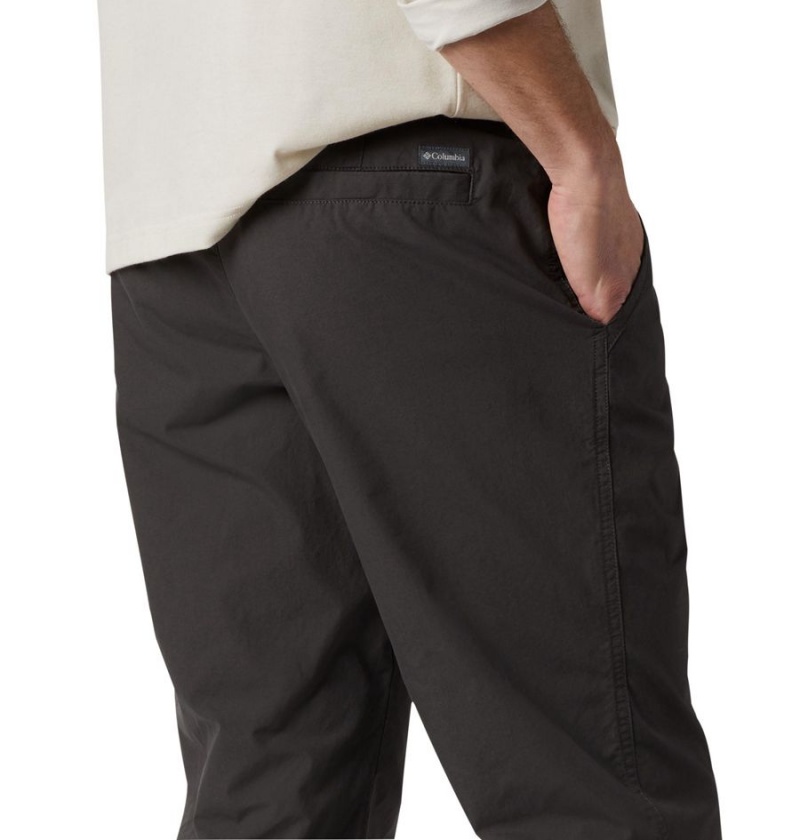 Grey Men's Columbia Washed Out Pants | 4387-DUQFN