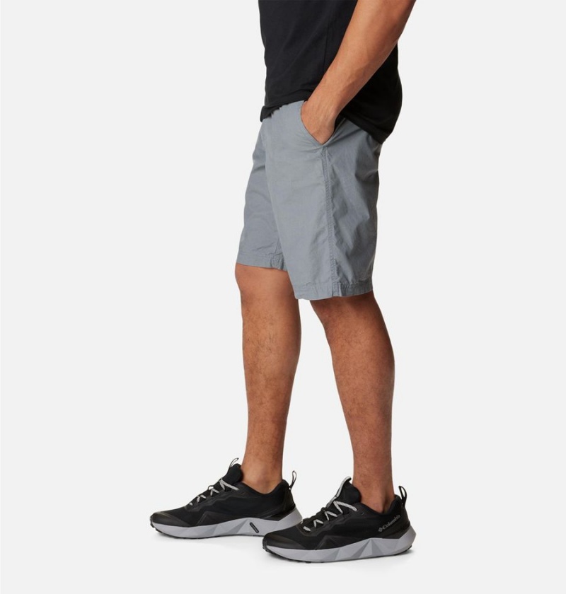 Grey Men's Columbia Washed Out Shorts | 1863-FZPDX