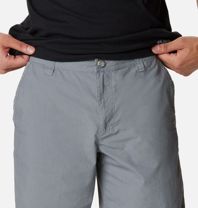 Grey Men's Columbia Washed Out Shorts | 1863-FZPDX