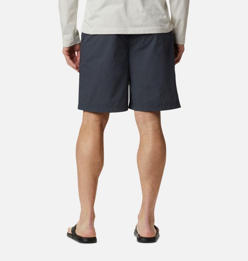 Grey Men's Columbia Washed Out Shorts | 5960-QWJOT