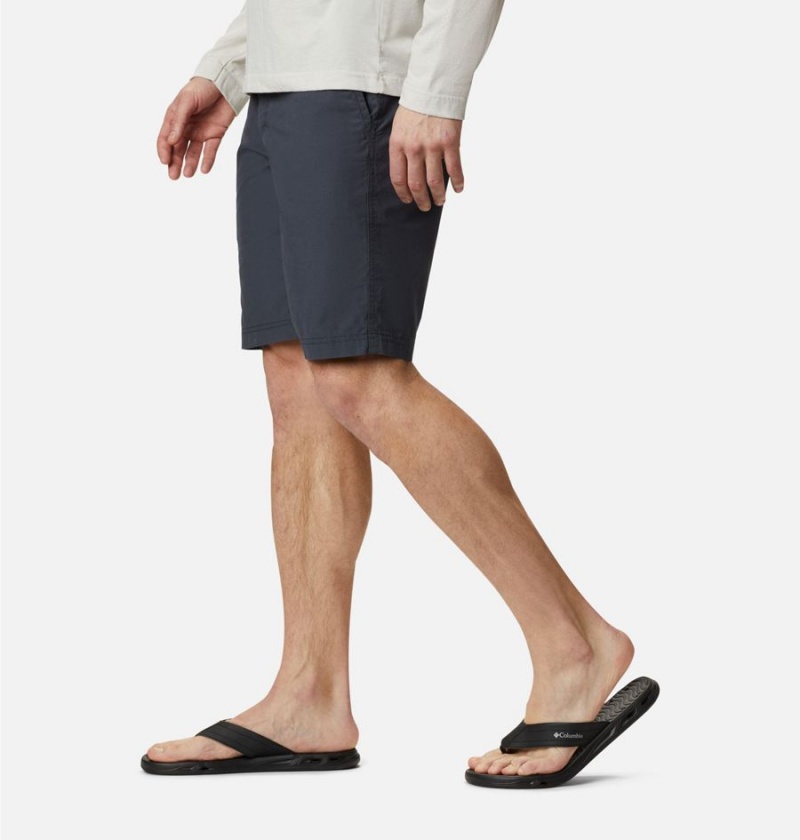 Grey Men's Columbia Washed Out Shorts | 5960-QWJOT