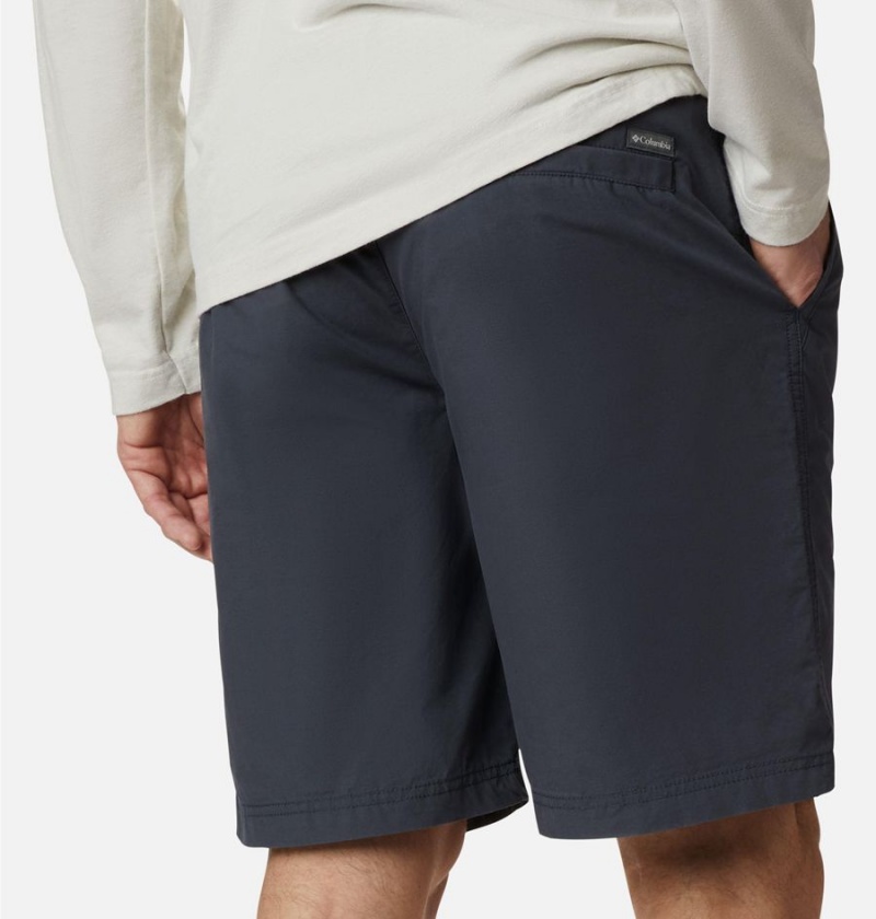 Grey Men's Columbia Washed Out Shorts | 5960-QWJOT