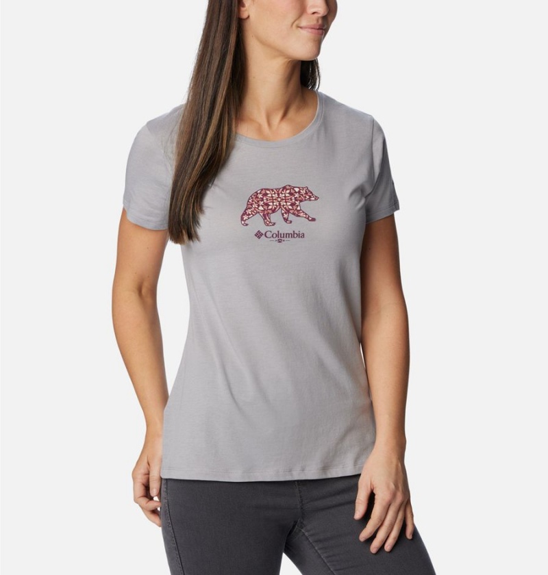 Grey Women's Columbia Daisy Days Graphic T-Shirt | 8735-BVUNY