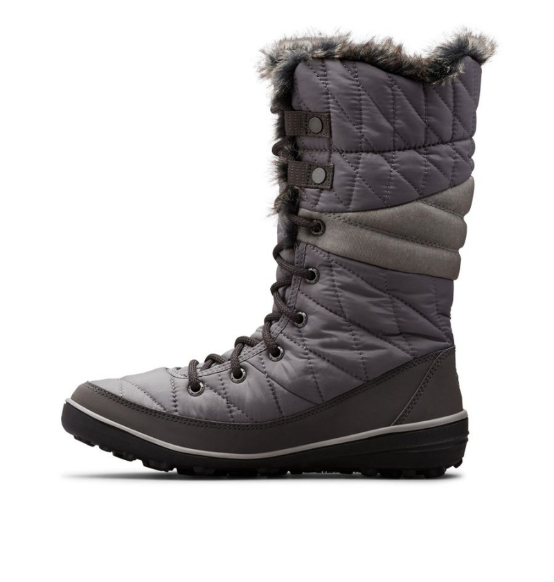 Grey Women's Columbia Heavenly Omni Heat Waterproof Boots | 3702-NUKPQ