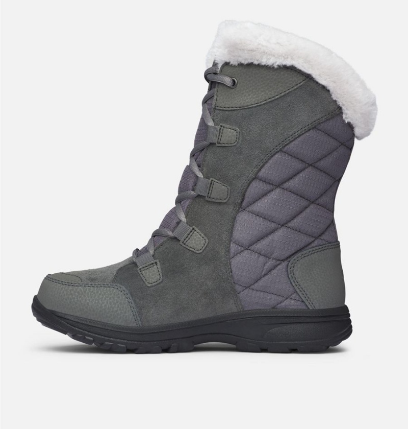 Grey Women's Columbia Ice Maiden II Boots | 7019-ILYTC