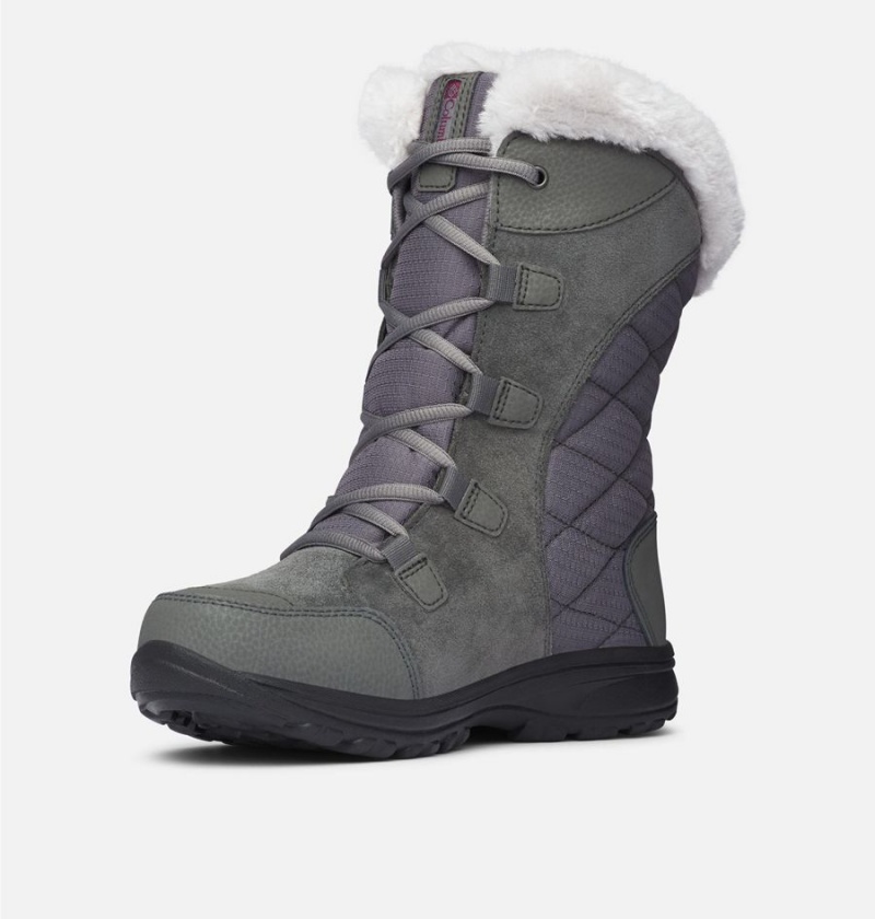 Grey Women's Columbia Ice Maiden II Boots | 7019-ILYTC