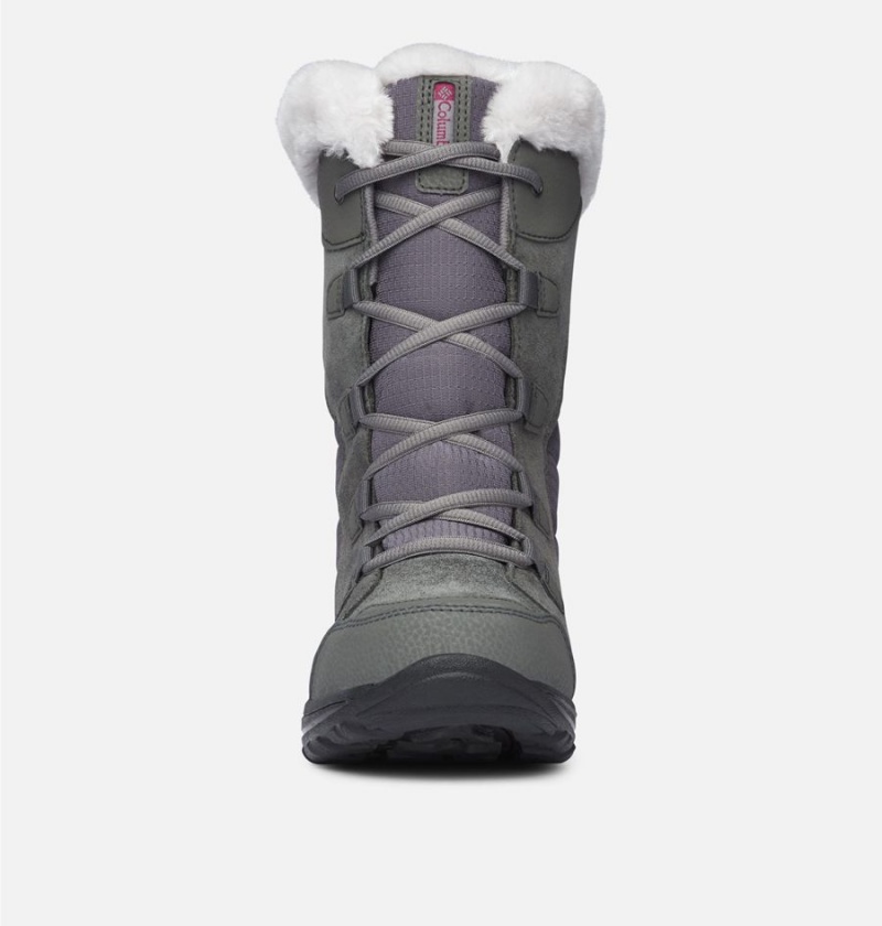 Grey Women's Columbia Ice Maiden II Boots | 7019-ILYTC