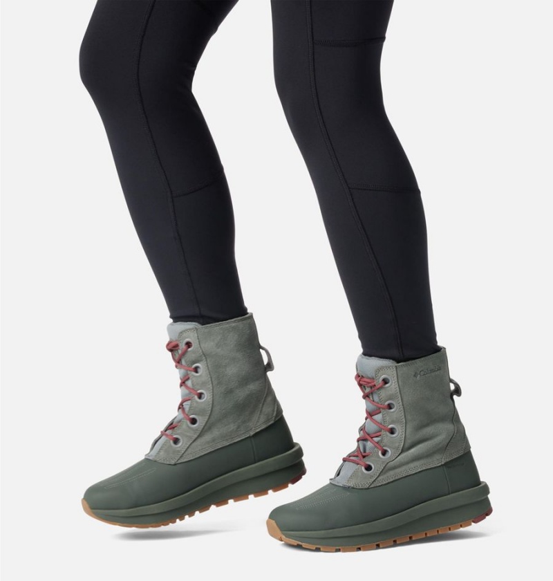 Grey Women's Columbia Moritza Shield Omni Heat Boots | 1826-TVFLD