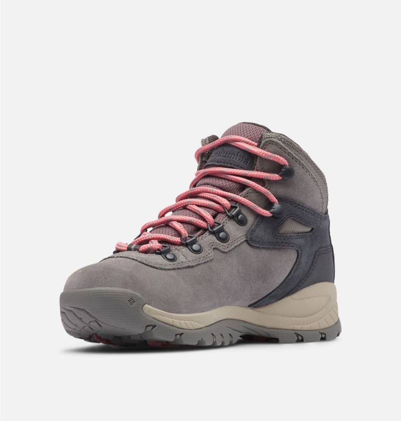 Grey Women's Columbia Newton Ridge Plus Waterproof Amped Boot Hiking Shoes | 5316-UYOZQ