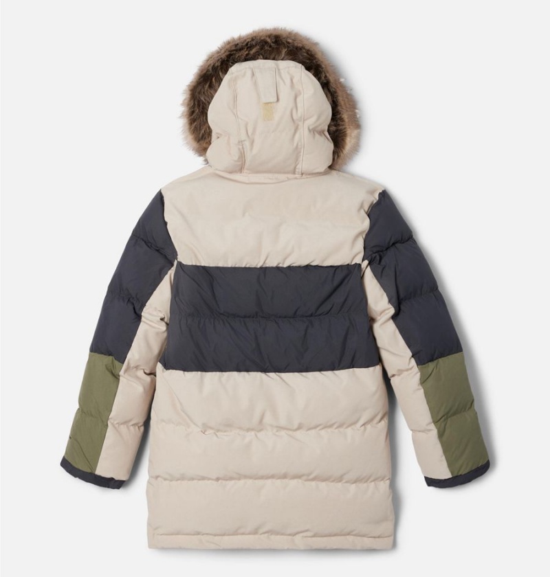 Khaki Kids' Columbia Marquam Peak Fusion Insulated Parka Jacket | 2561-NUSGT